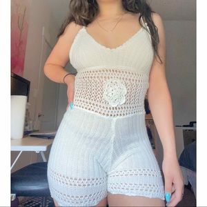 Crochet romper!!